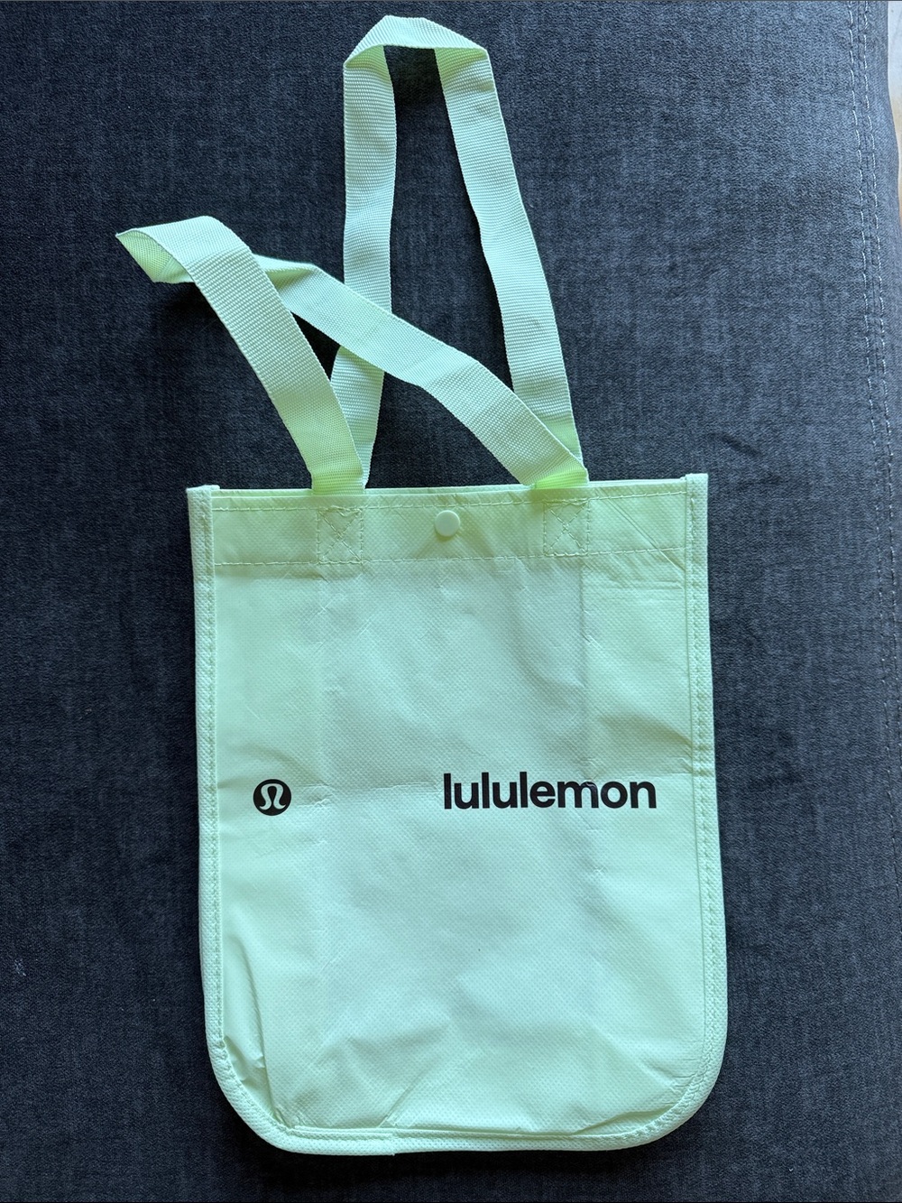 lululemon athletica Mint Green Logo Tote Bag